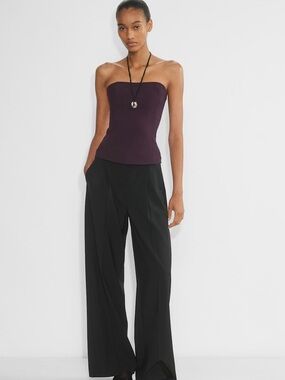 Babaton/Aritzia headline bustier in plum